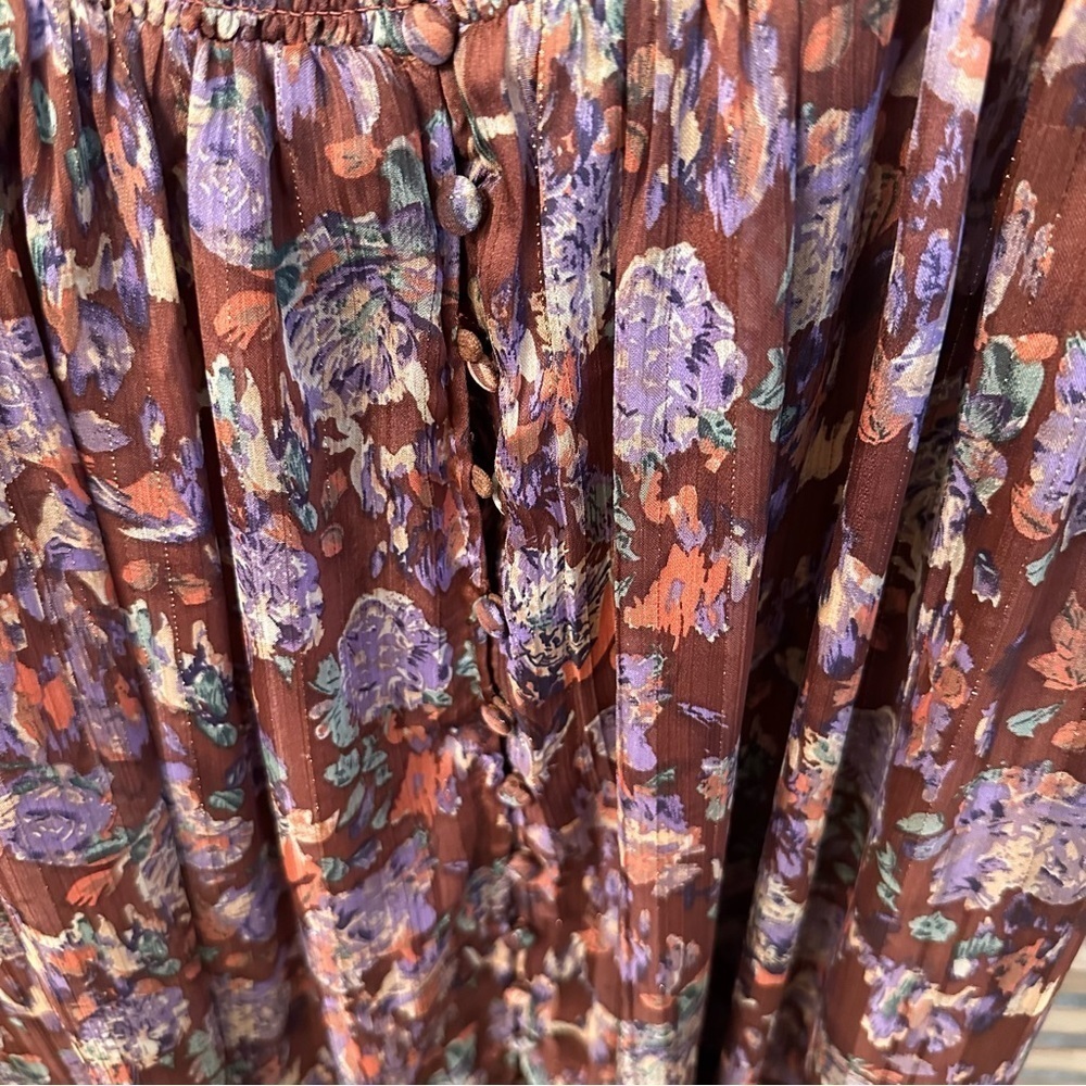 Astr Arlette Floral Maxi Dress size L - Picture 8 of 11
